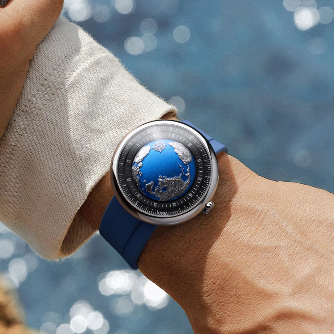 CIGA Design U-Series Blue Planet II Atlantic Stainless Steel (46mm)
