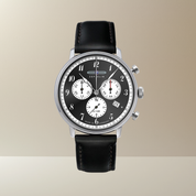 ZEPPELIN LZ129 HINDENBURG CHRONO ANTHRACITE QUARTZ 7086-2