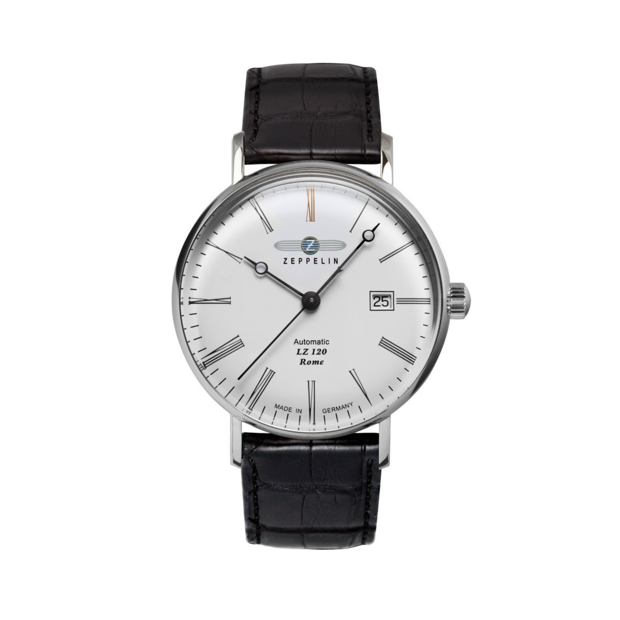 ZEPPELIN LZ120 ROME WHITE DIAL AUTOMATIC 7154-4 - Red Army Watches 