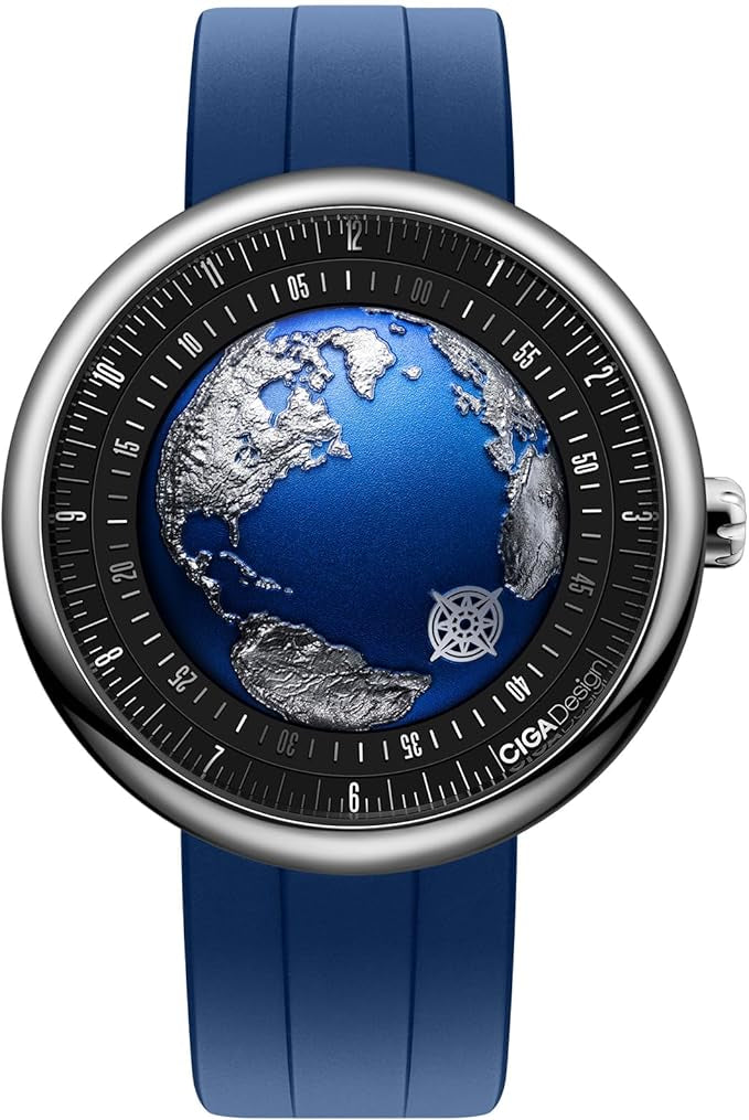 CIGA Design U-Series Blue Planet II Atlantic Titanium (46mm)