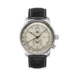 ZEPPELIN 100 YEARS DUALTIME CHAMPAGNE DIAL QUARTZ 7640-5