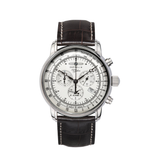 ZEPPELIN 100 YEARS CHRONO SILVER QUARTZ 7680-1