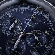 ZEPPELIN 100 YEARS CHRONO BLUE QUARTZ 7680-3