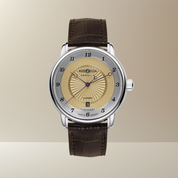 ZEPPELIN FRIEDRICHSHAFEN GOLD COLORED DIAL AUTOMATIC 8556-5