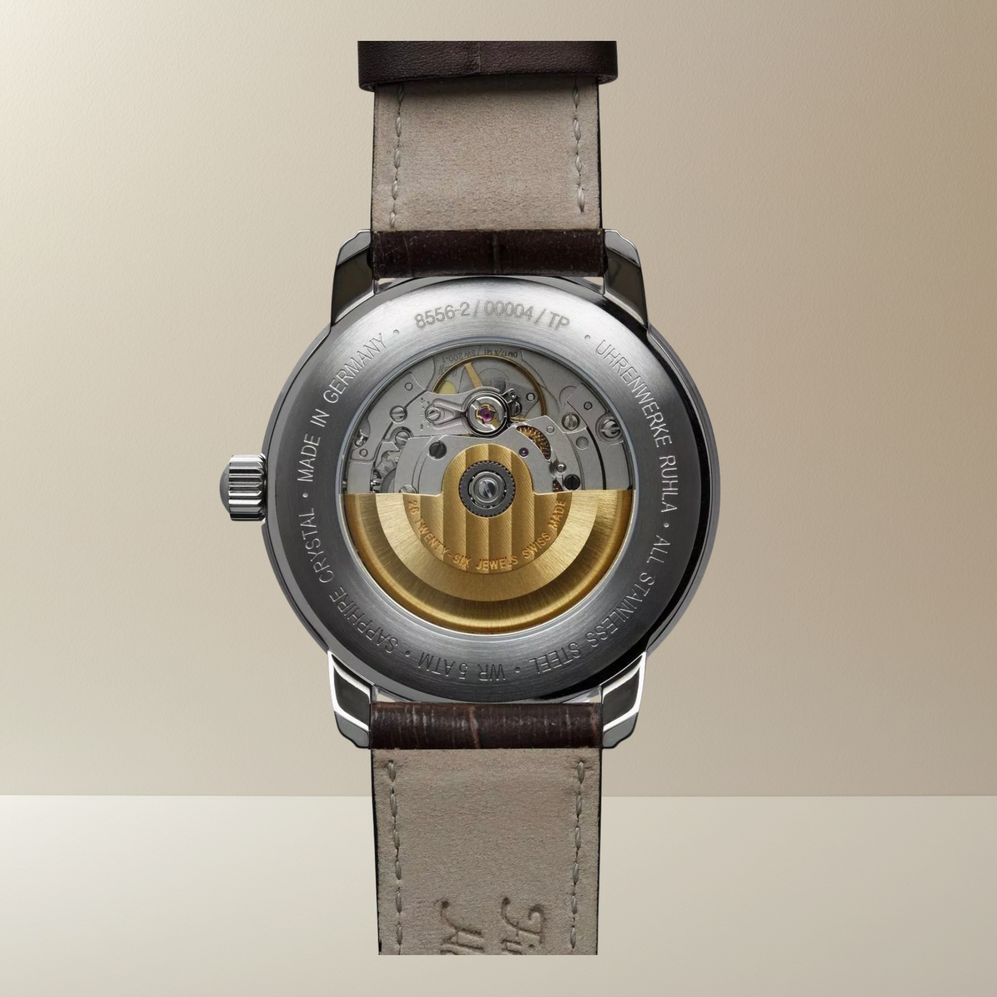 ZEPPELIN FRIEDRICHSHAFEN GOLD COLORED DIAL AUTOMATIC 8556-5