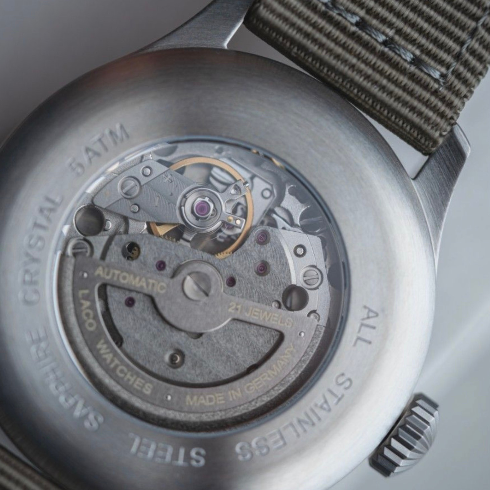 LACO PILOT WATCHES BASIC AUGSBURG BLAUE STUNDE 42 MM AUTOMATIC