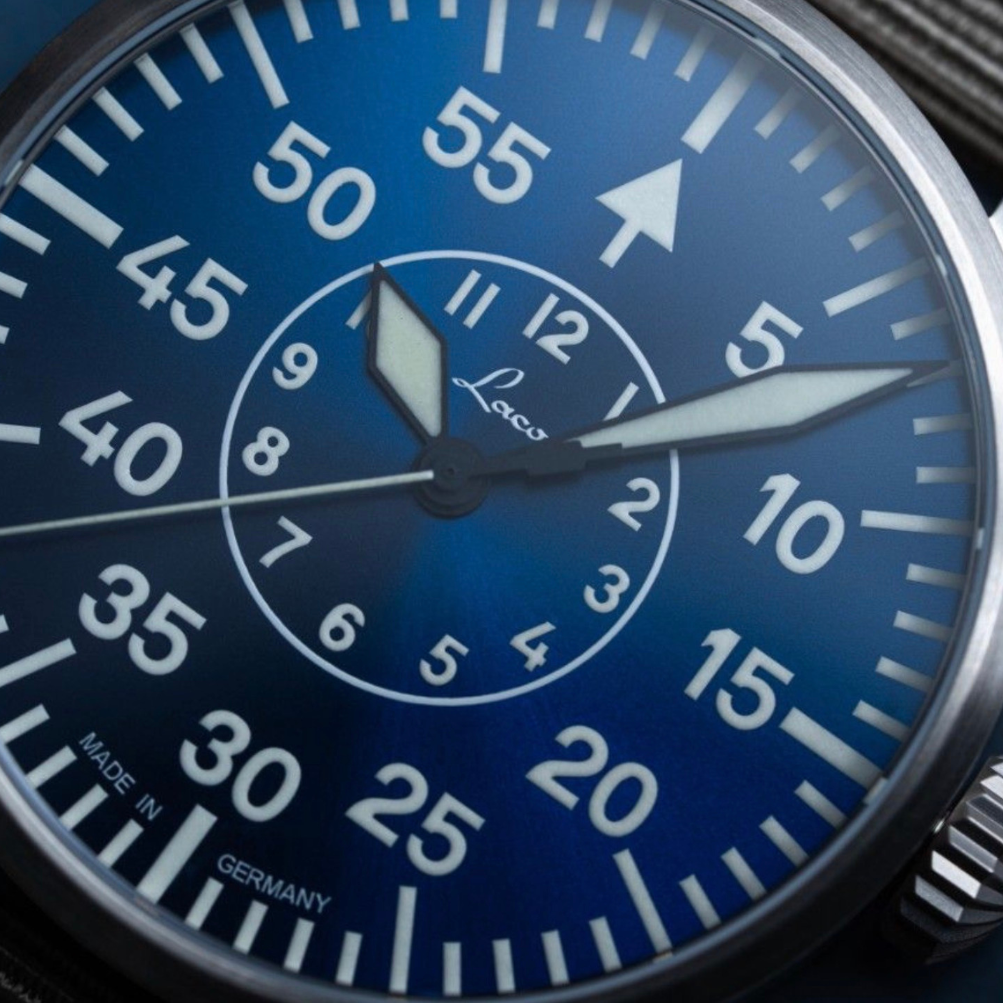 LACO PILOT WATCHES BASIC AACHEN BLAUE STUNDE 42 MM AUTOMATIC