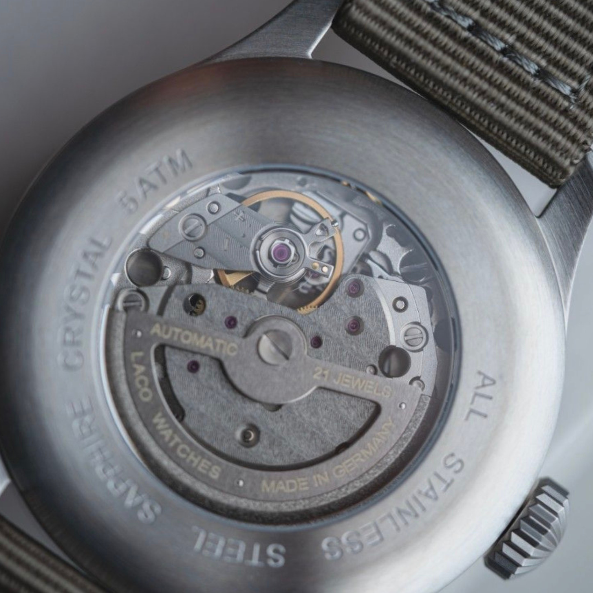 LACO PILOT WATCHES BASIC AUGSBURG BLAUE STUNDE 39 MM AUTOMATIC