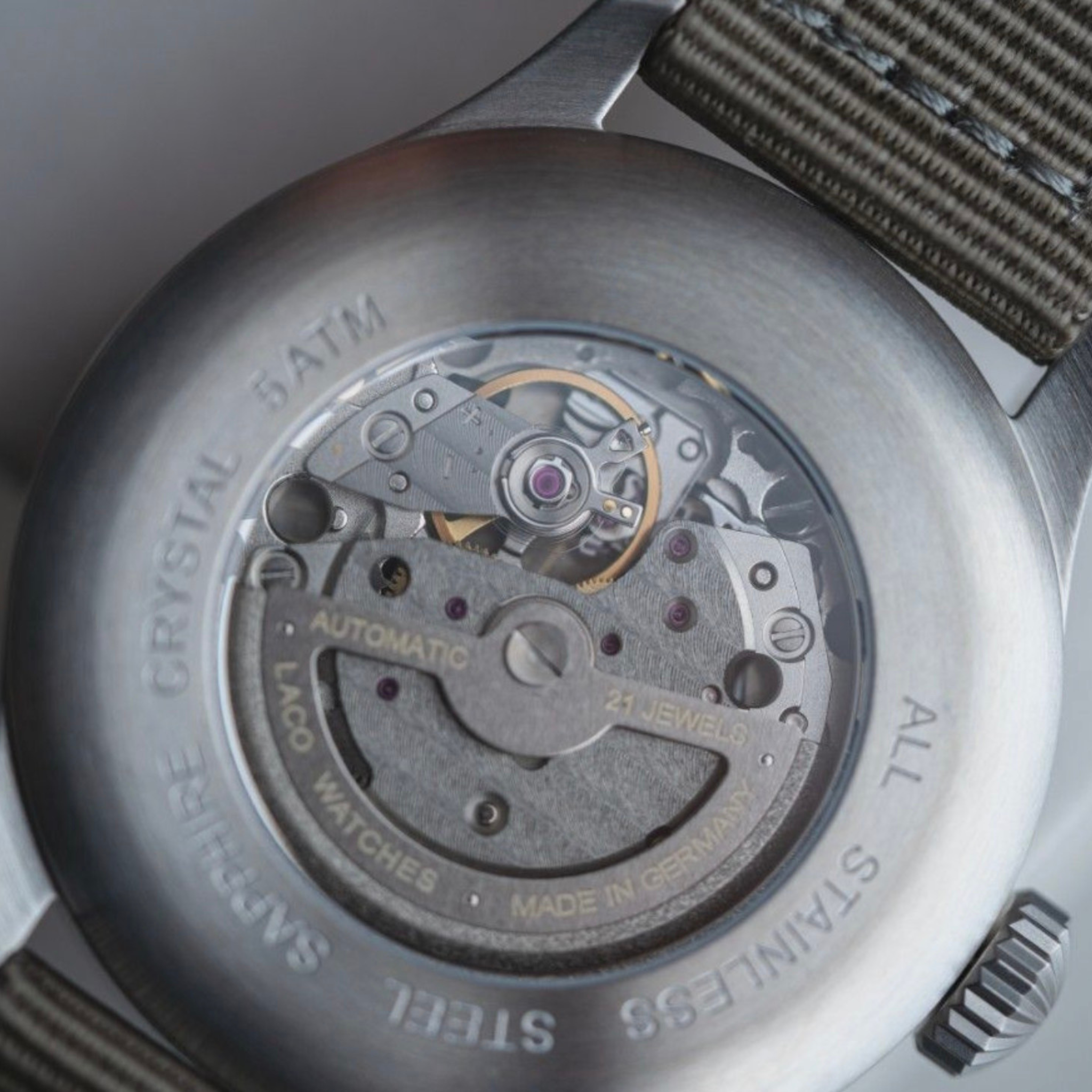LACO PILOT WATCHES BASIC AACHEN BLAUE STUNDE 39 MM AUTOMATIC
