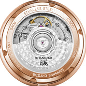 SHANGHAI MODERNE LADY MAGNOLIA WATCH BRODERIE GOLDEN 36MM - Red Army Watches 