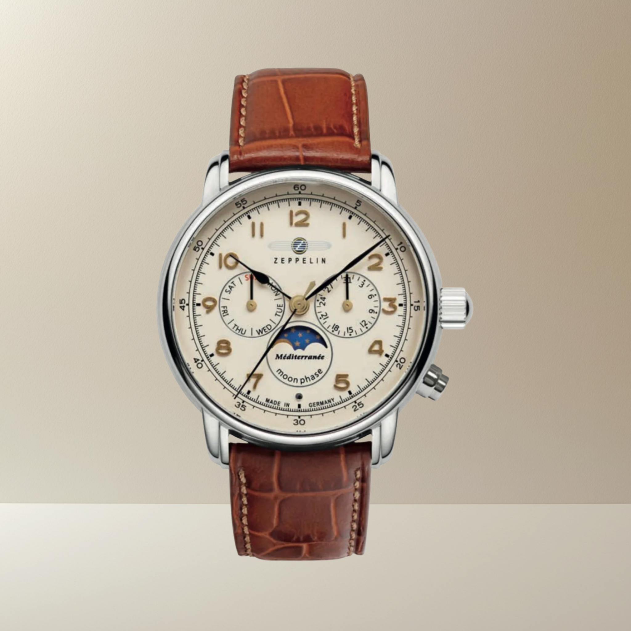 ZEPPELIN MEDITERANEE MOONPHASE QUARTZ 9636-5