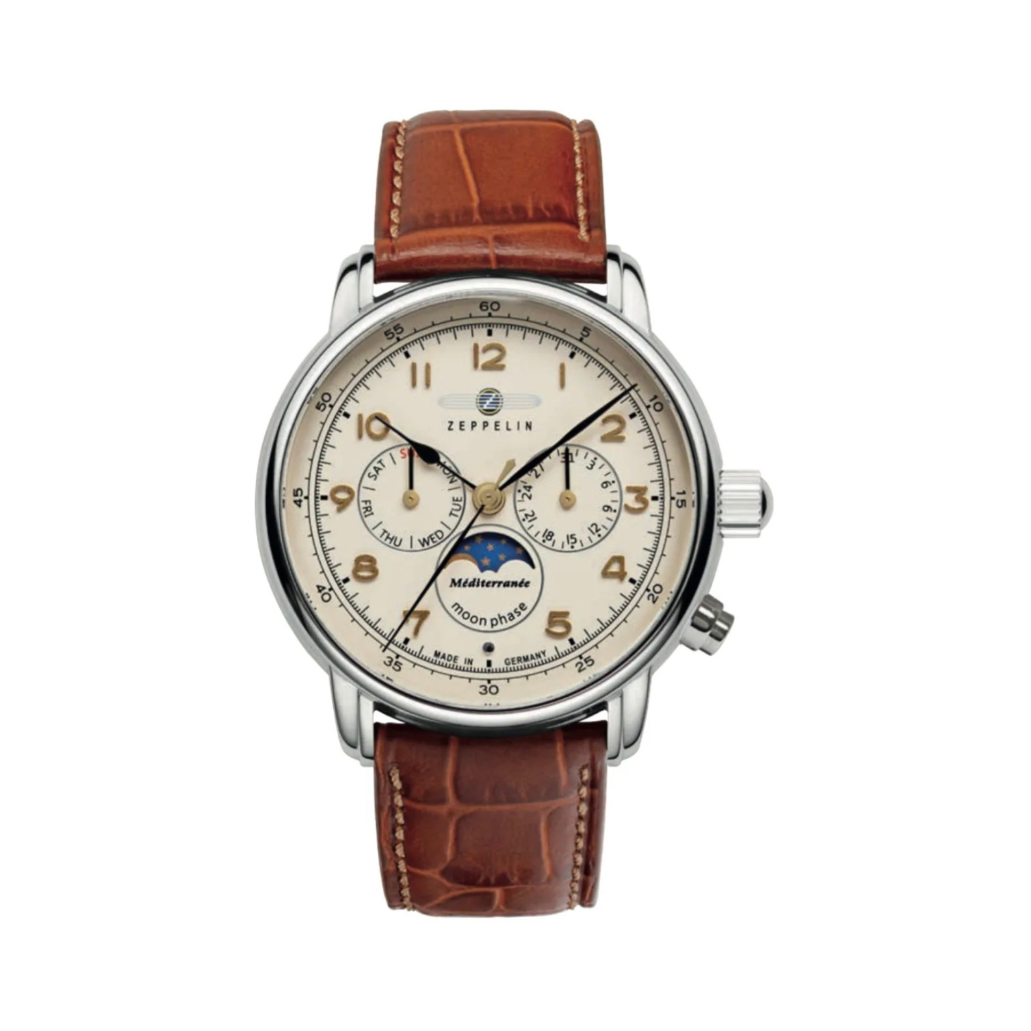ZEPPELIN MEDITERANEE MOONPHASE QUARTZ 9636-5