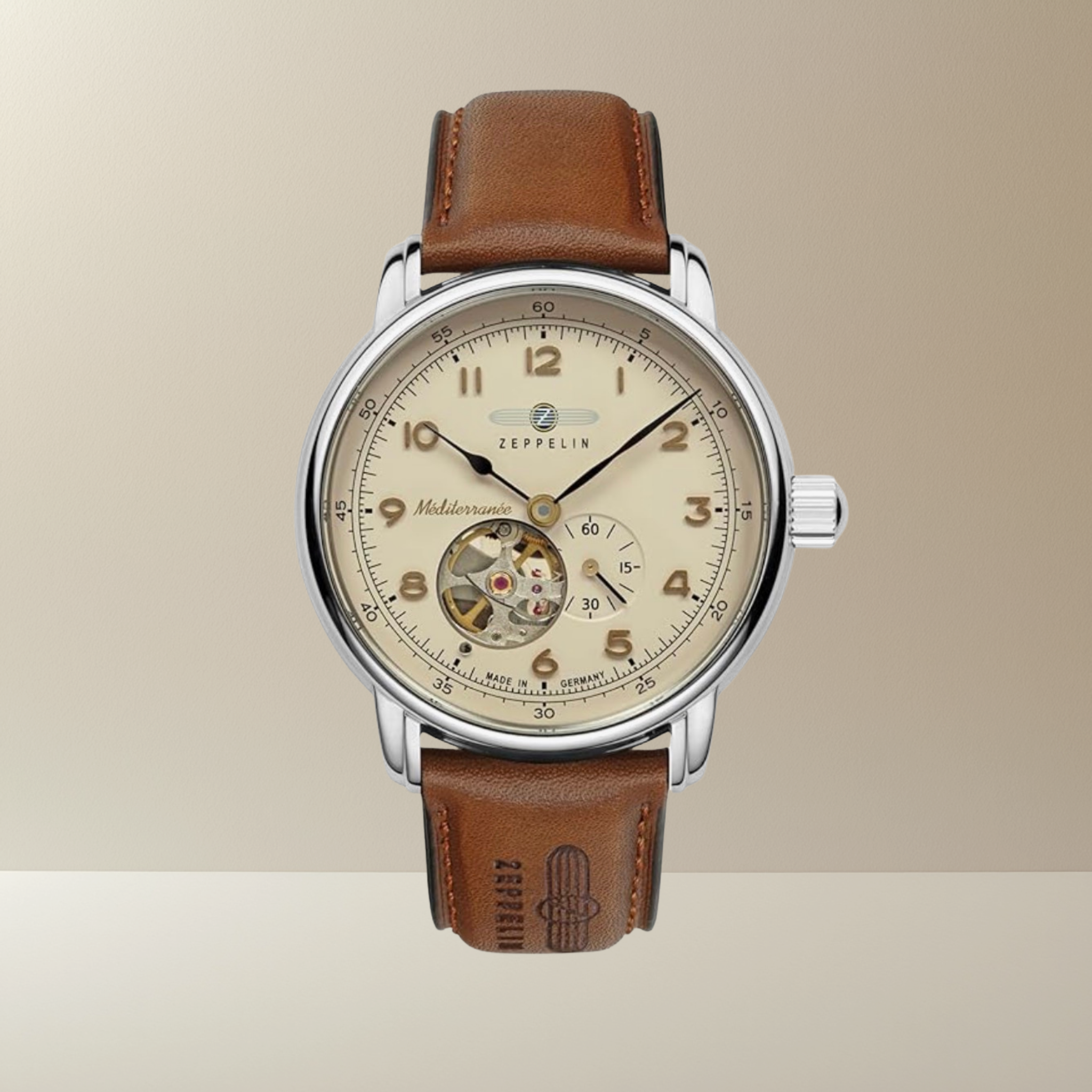 ZEPPELIN MEDITERANEE CHAMPAGNE DIAL AUTOMATIC 9666-5