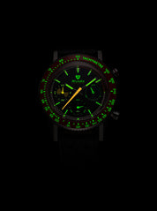 NIVADA CHRONOKING MECAQUARTZ RACING CARBON - Red Army Watches 