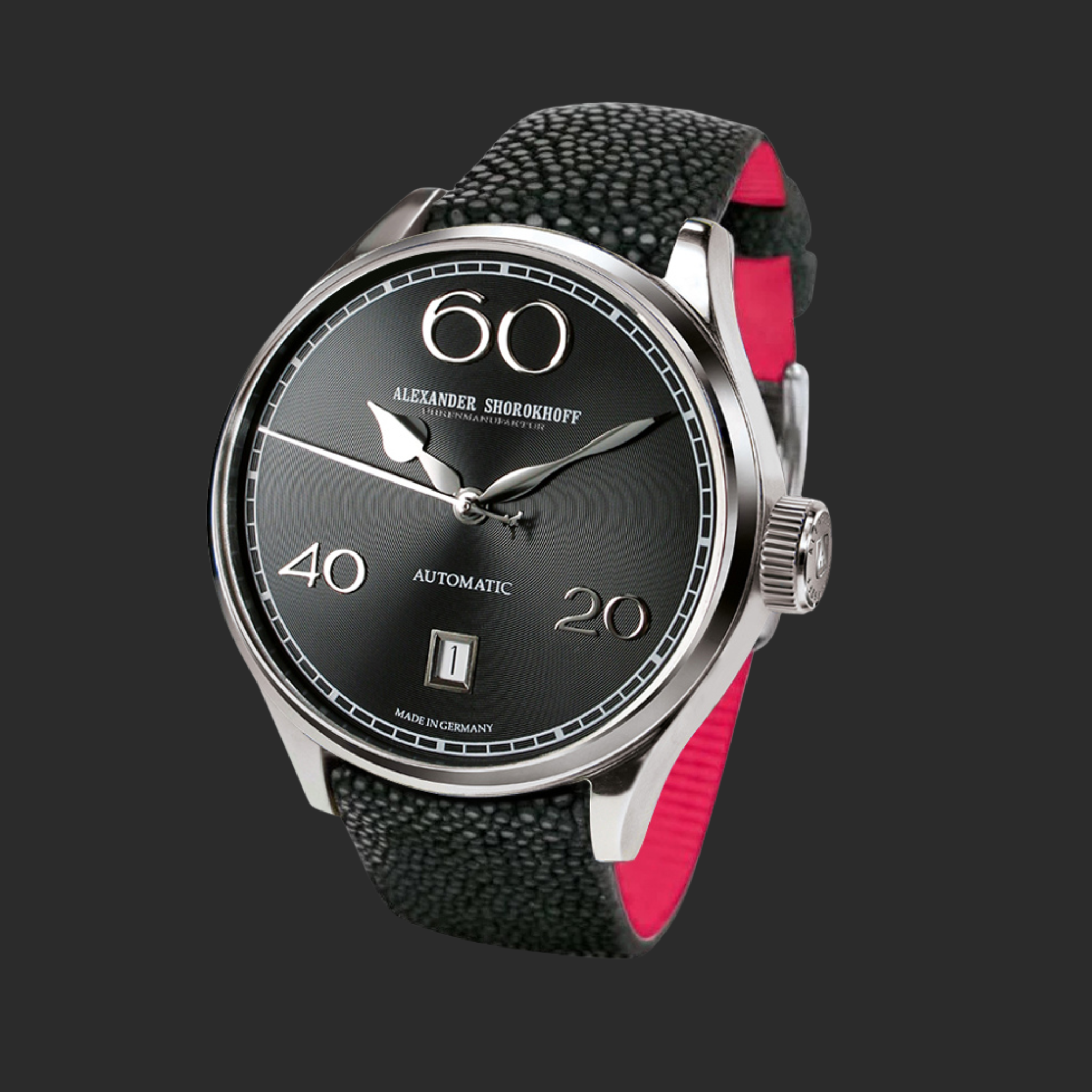 ALEXANDER SHOROKHOFF  Guilloché Automatic Black