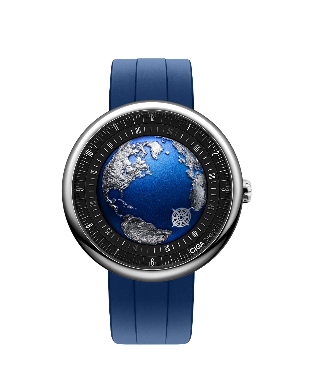 CIGA DESIGN BLUE PLANET II ATLANTIC - STAINLESS STEEL - Red Army Watches 