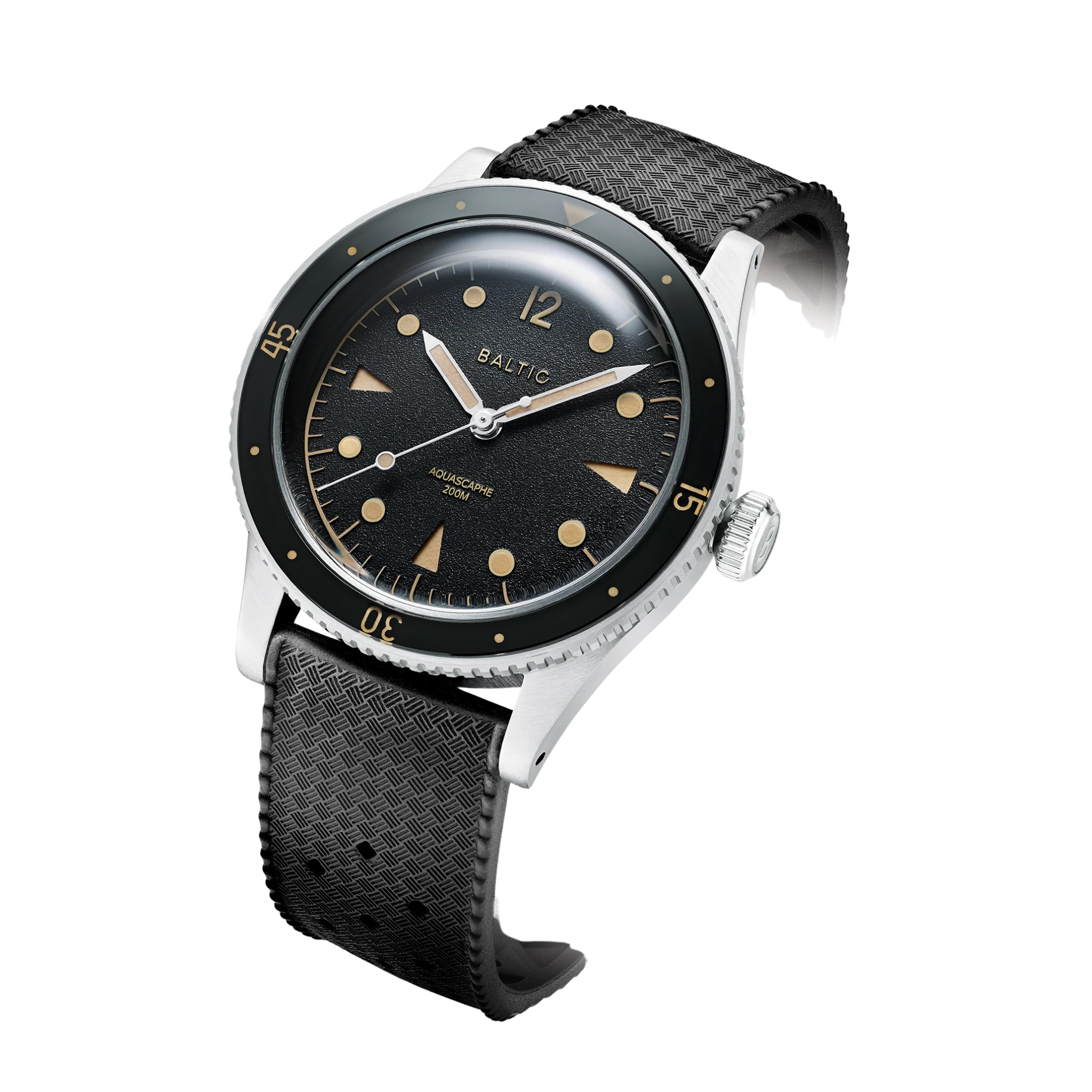 BALTIC AQUASCAPHE CLASSIC - BLACK GILT (BLACK RUBBER)