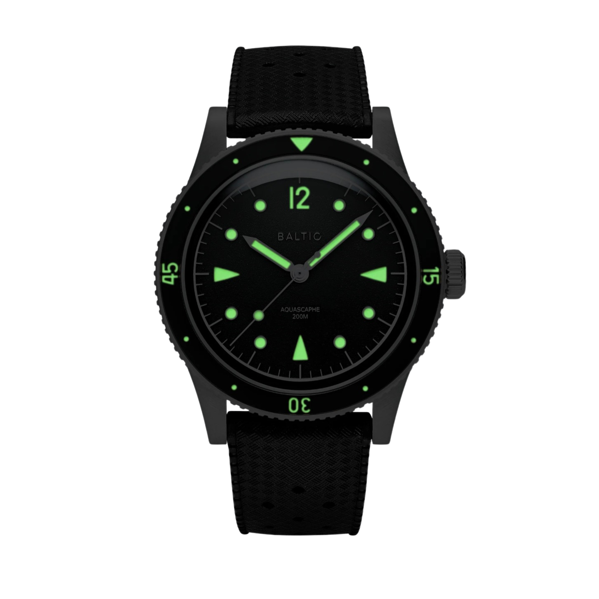 BALTIC AQUASCAPHE CLASSIC - BLACK GILT (BLACK RUBBER)
