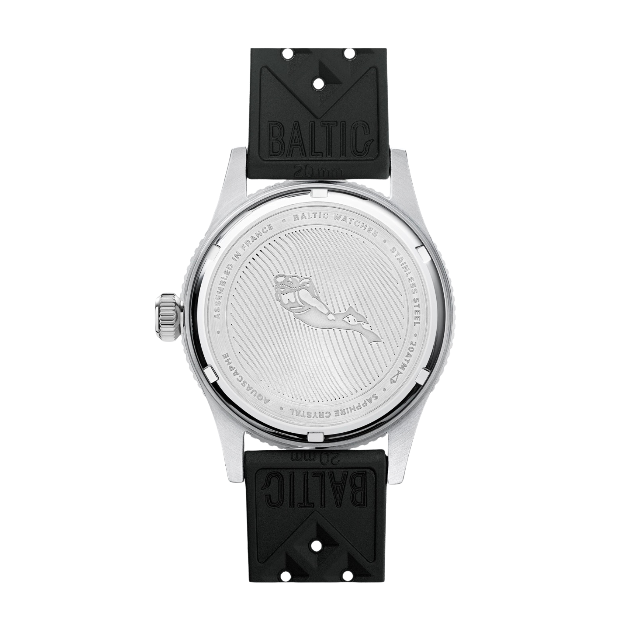 BALTIC AQUASCAPHE CLASSIC - BLACK GILT (BLACK RUBBER)