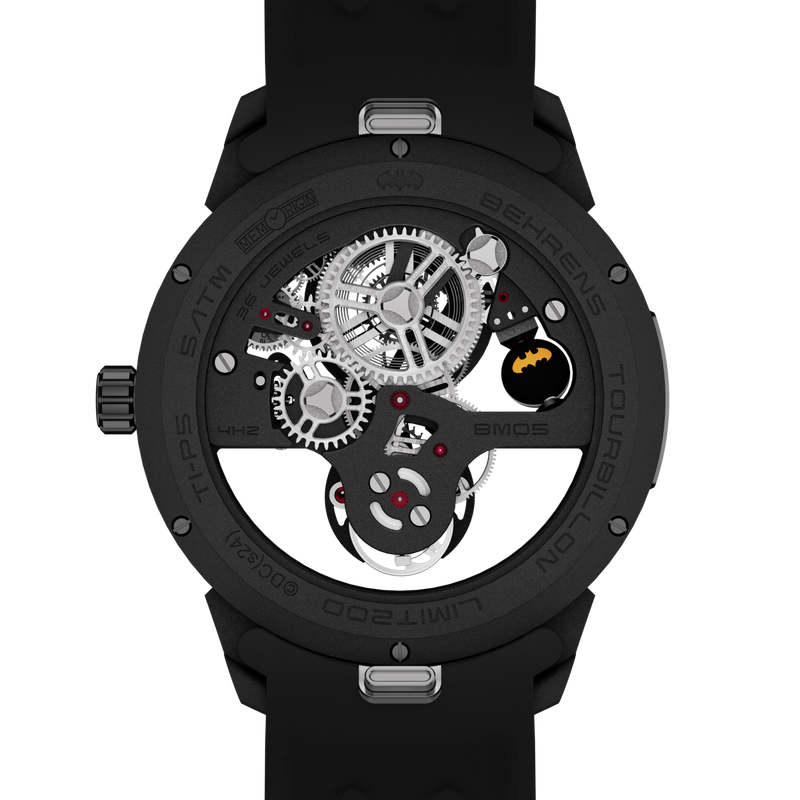 BEHRENS The Dark Knight – Manual Wind Tourbillon Wristwatch (Limited 200pcs)