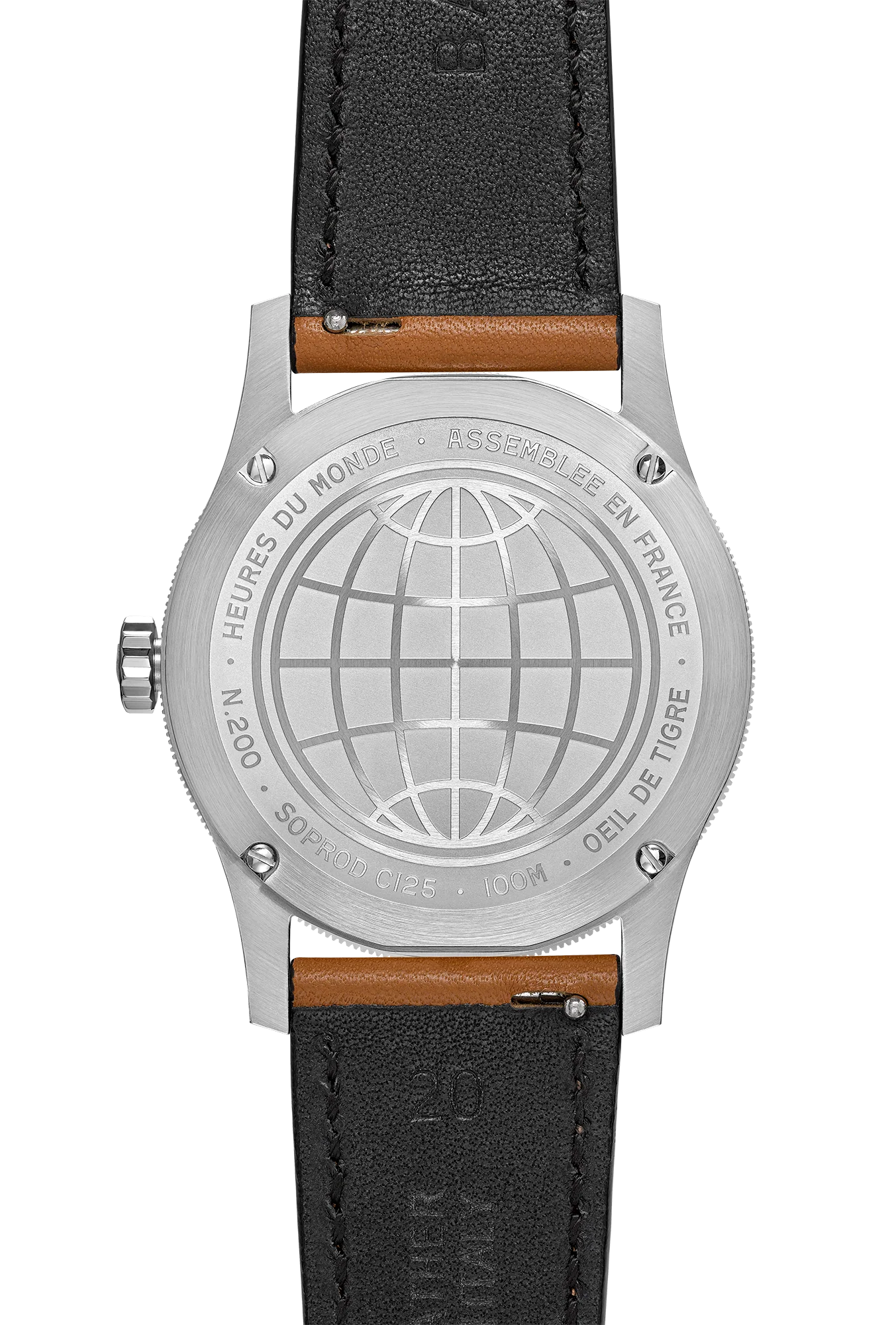 BALTIC HEURES DU MONDE WORLDTIMER - TIGER EYE - Red Army Watches 