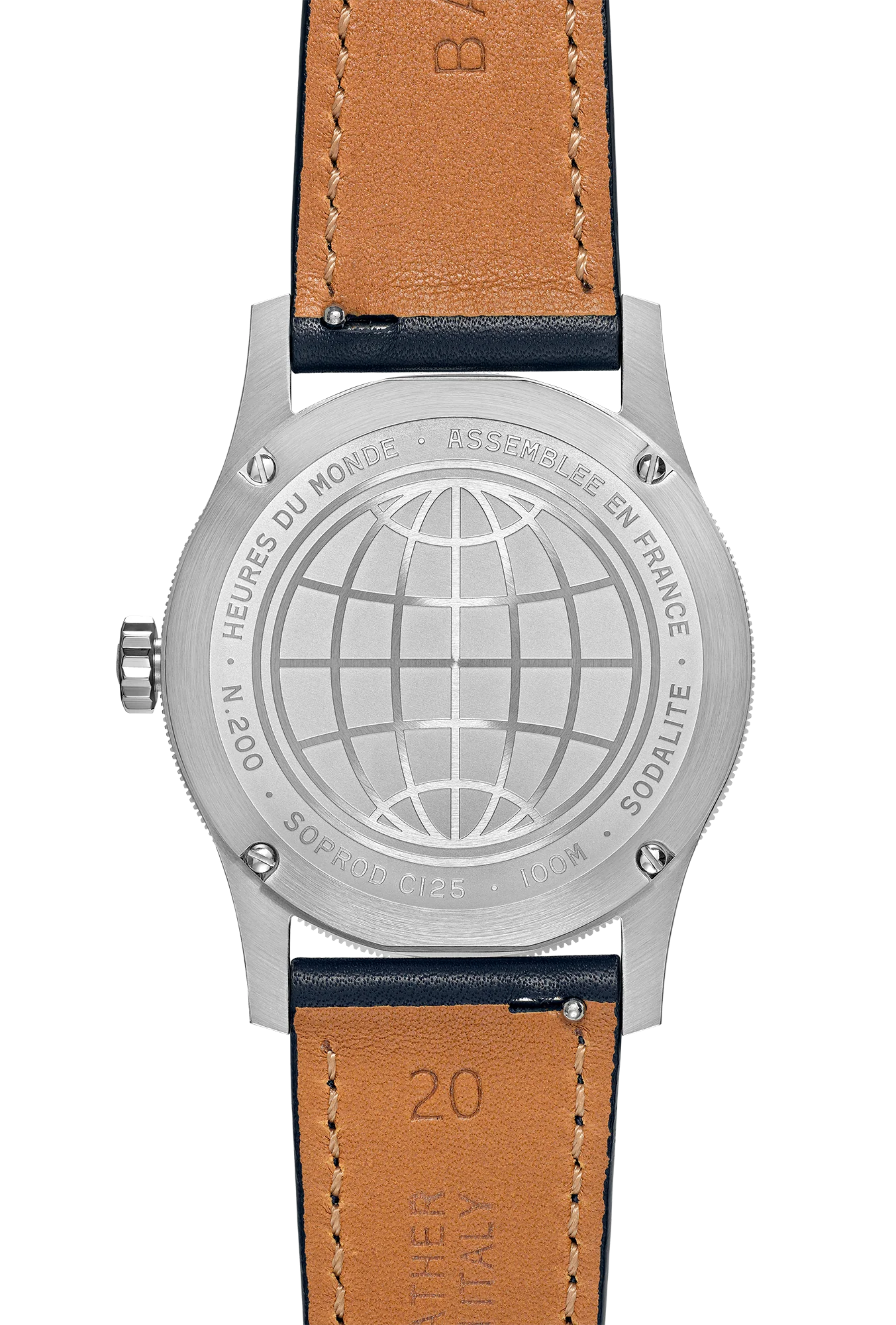 BALTIC HEURES DU MONDE WORLDTIMER - SODALITE - Red Army Watches 