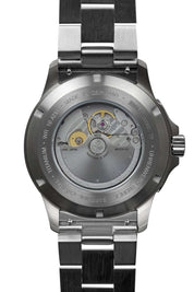 BAUHAUS AVIATION AUTOMATIC DUAL TIME WITH TITANIUM LINK BRACELET - Red Army Watches 