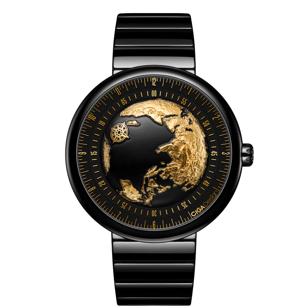 CIGA DESIGN BLUE PLANET II - GILDED AGE - Red Army Watches 