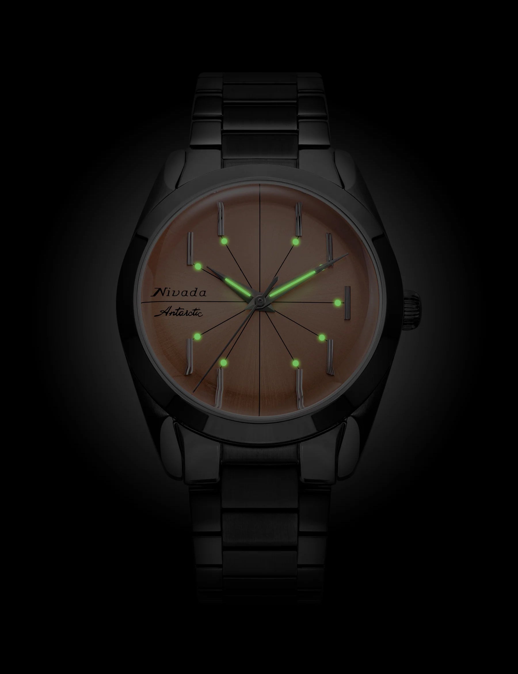 NIVADA ANTARCTIC SPIDER SALMON - Red Army Watches 