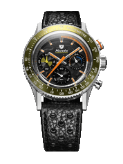 NIVADA CHRONOKING MECAQUARTZ RACING CARBON - Red Army Watches 