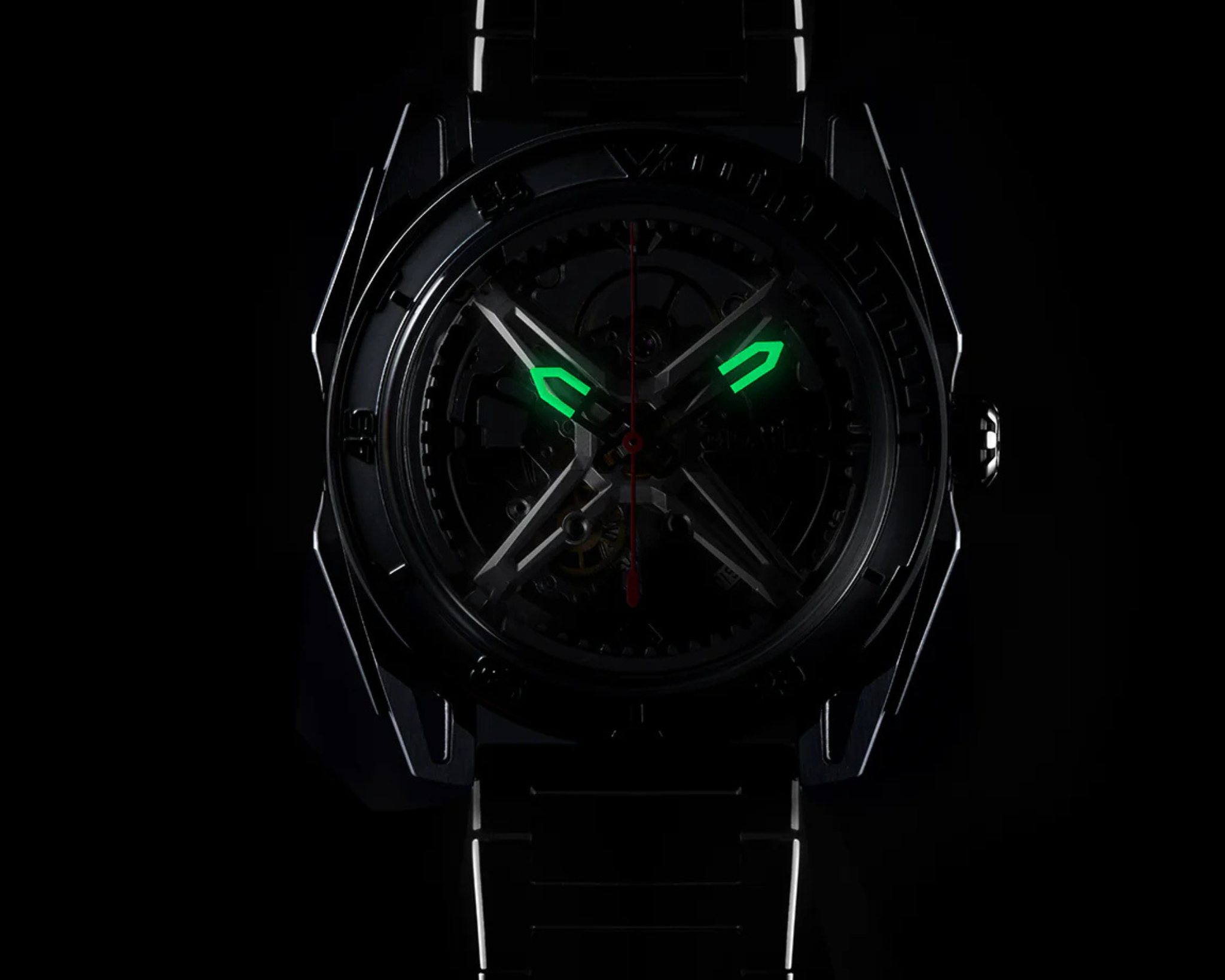CIGA DESIGN FALCON CARBON SKELETON WATCH - Red Army Watches 
