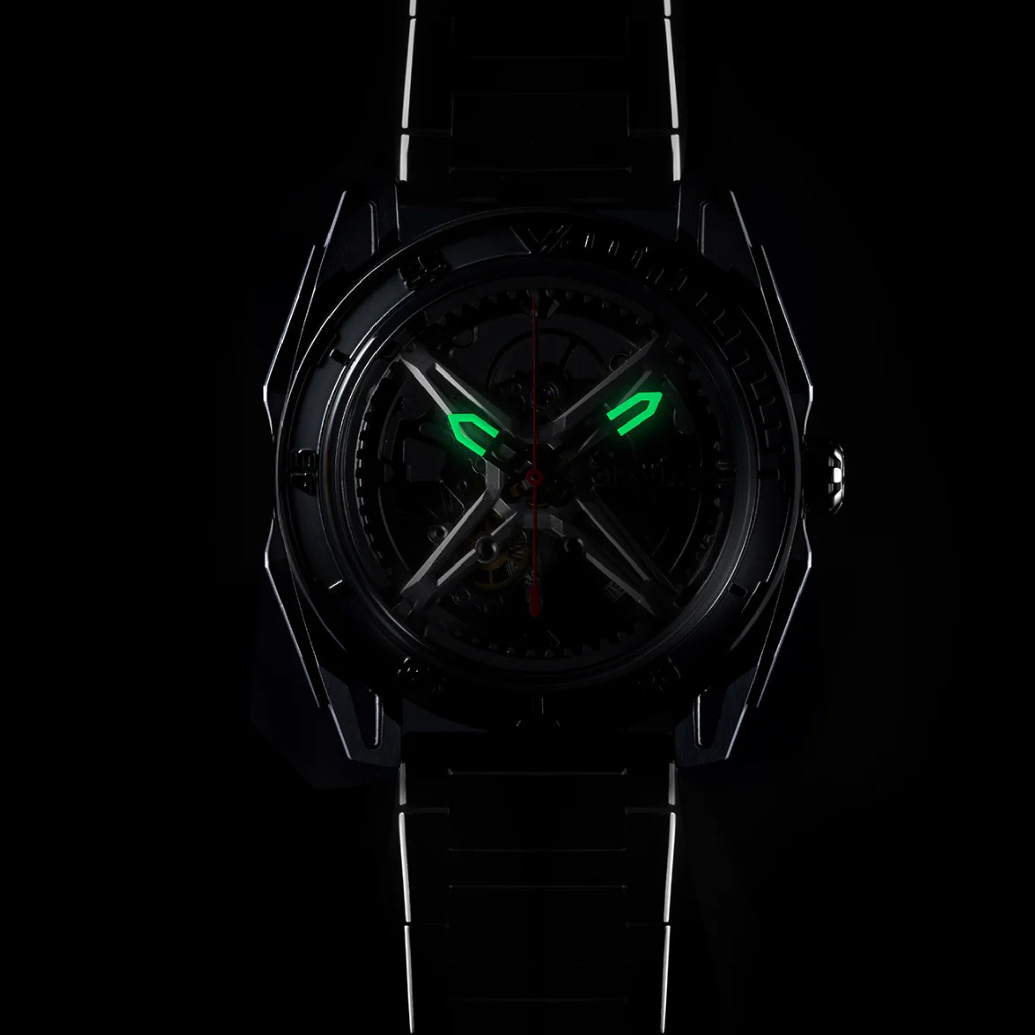 CIGA DESIGN FALCON CARBON SKELETON WATCH - Red Army Watches 