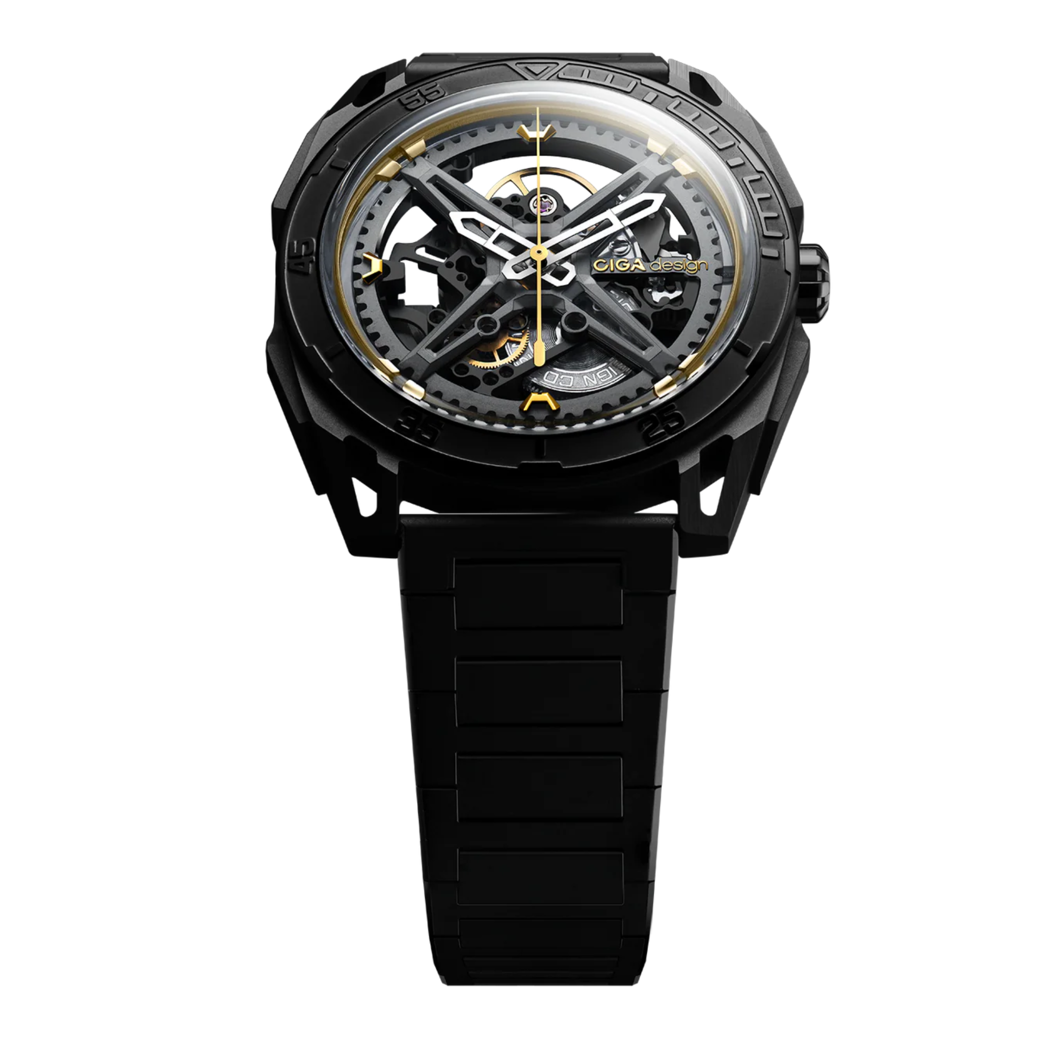 CIGA DESIGN FALCON CARBON SKELETON WATCH - Red Army Watches 