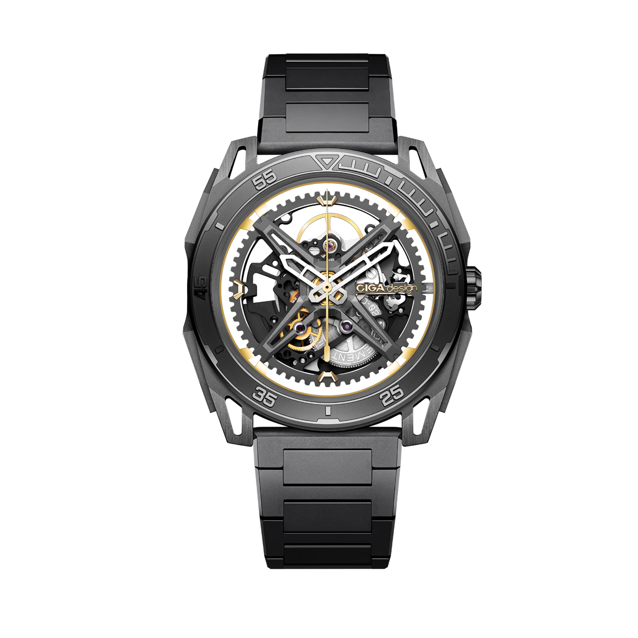 CIGA DESIGN FALCON CARBON SKELETON WATCH - Red Army Watches 