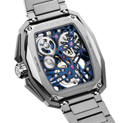 CIGA DESIGN HUNTER SKELETON TOURBILLON BLUE - Red Army Watches 