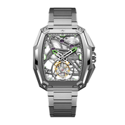 CIGA DESIGN HUNTER SKELETON TOURBILLON SILVER - Red Army Watches 