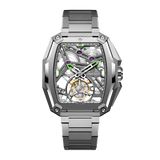 CIGA DESIGN HUNTER SKELETON TOURBILLON SILVER