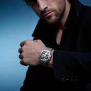 CIGA DESIGN HUNTER SKELETON TOURBILLON SILVER - Red Army Watches 