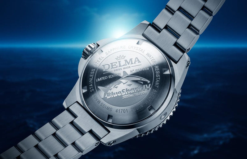 DELMA Blue Shark IV 54701.760.6.034 - Red Army Watches 