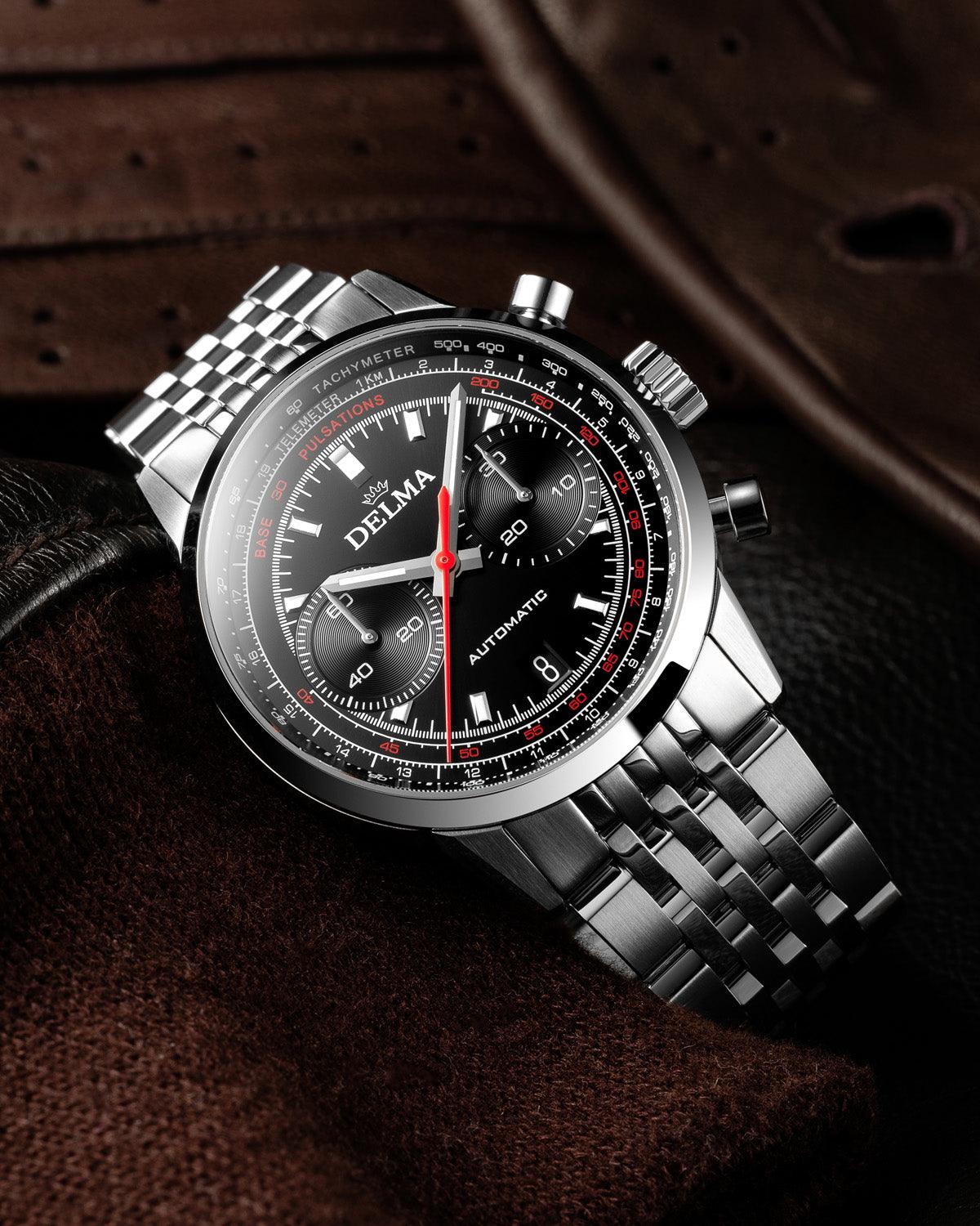 DELMA Continental Pulsometer Black Red Army