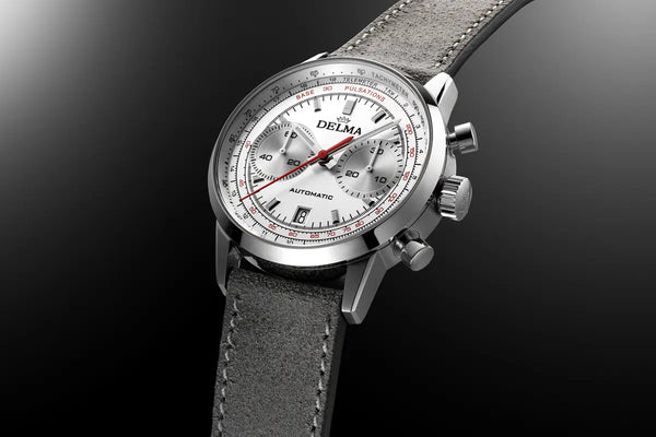 DELMA Continental Pulsometer White 41701.702.6.069 - Red Army Watches 