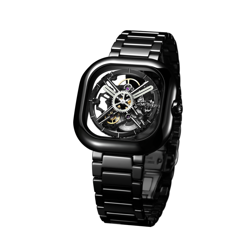 CIGA Design Y Series Eastern Jade Black Mechanical Watch Red Army Watches Malaysia