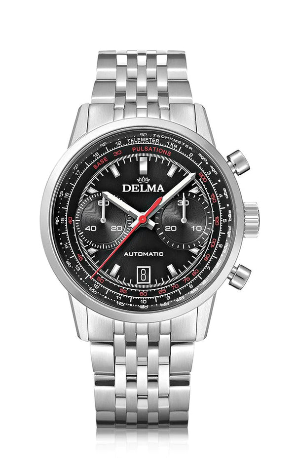 DELMA Continental Pulsometer Black 41701.702.6.038 - Red Army Watches 