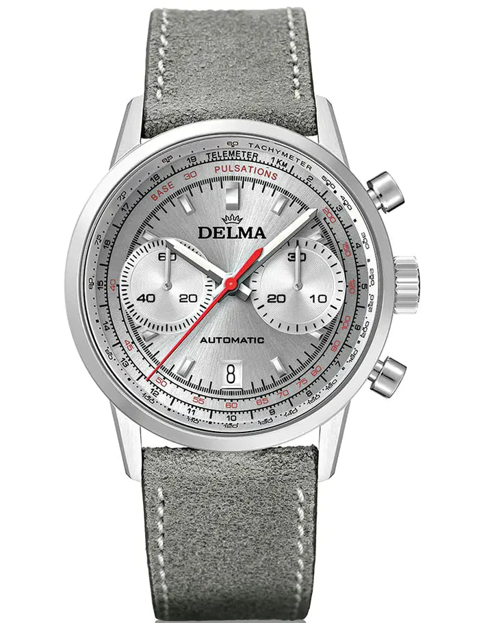 DELMA Continental Pulsometer White 41701.702.6.069 - Red Army Watches 