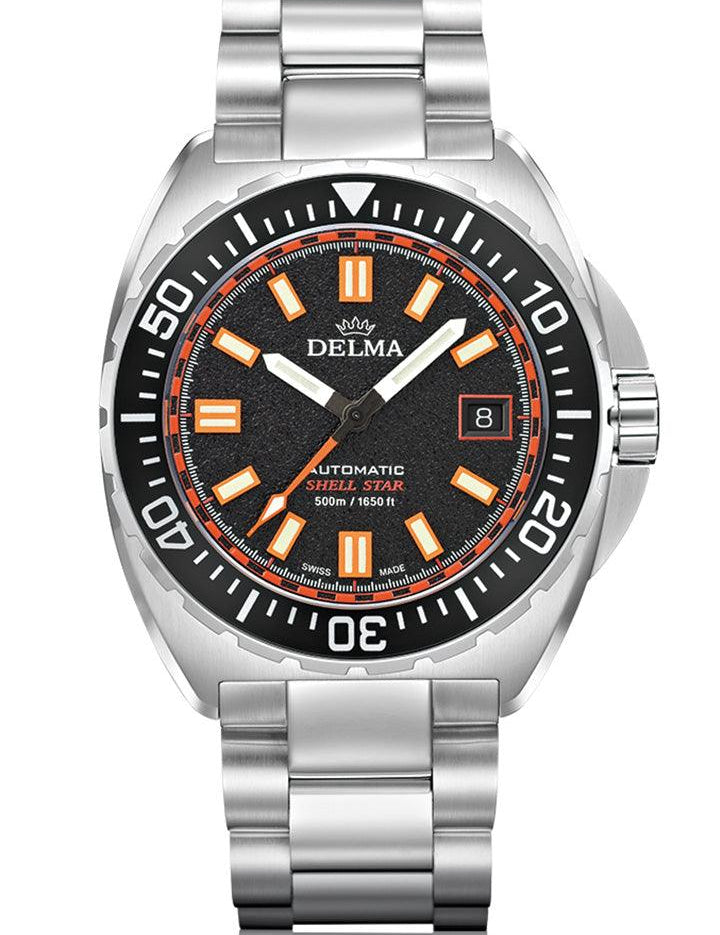 DELMA Shell Star Titanium Black 32701.750.6.031 - Red Army Watches 