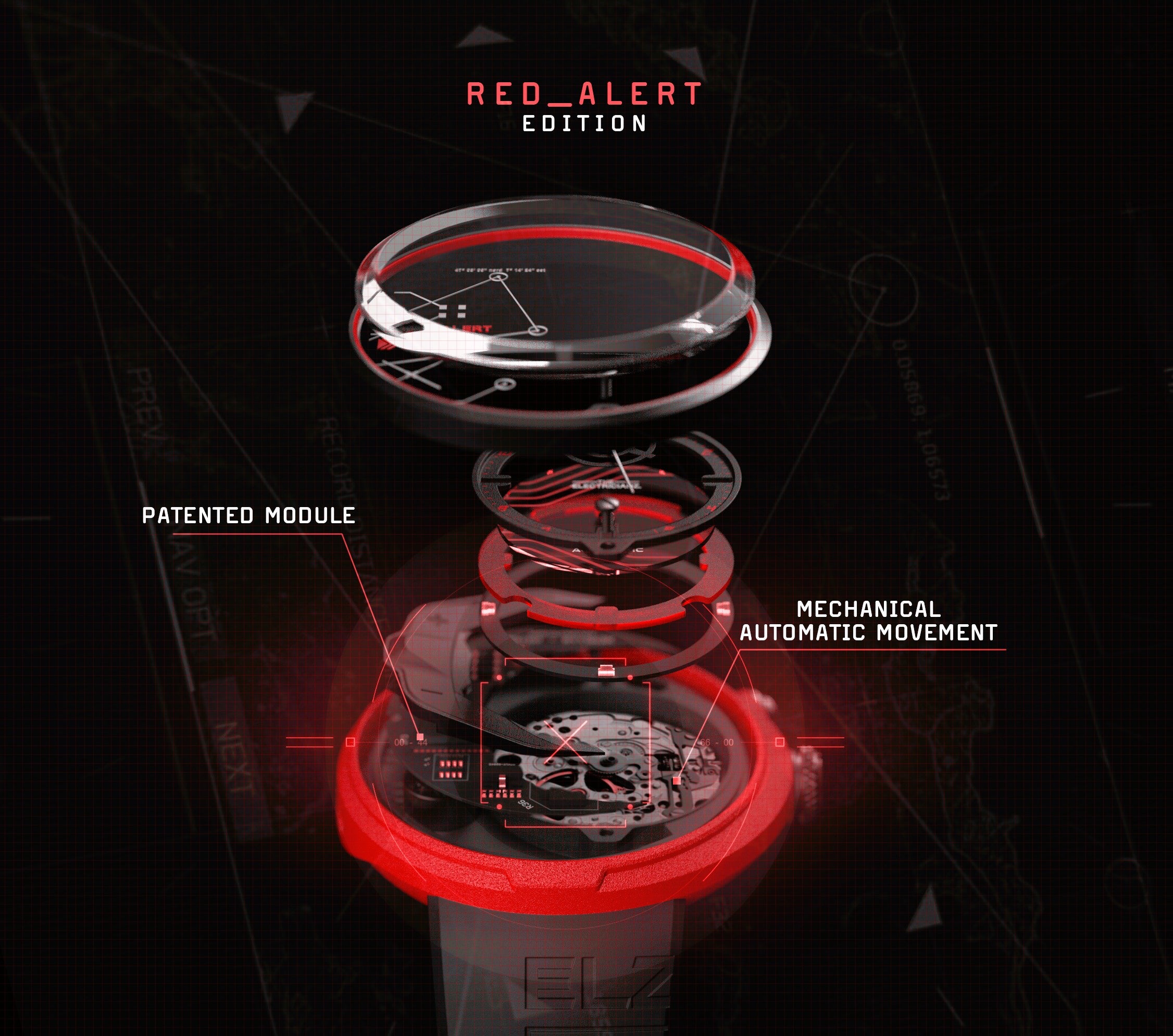 The ELECTRICIANZ Red Alert - Red Army Watches Malaysia