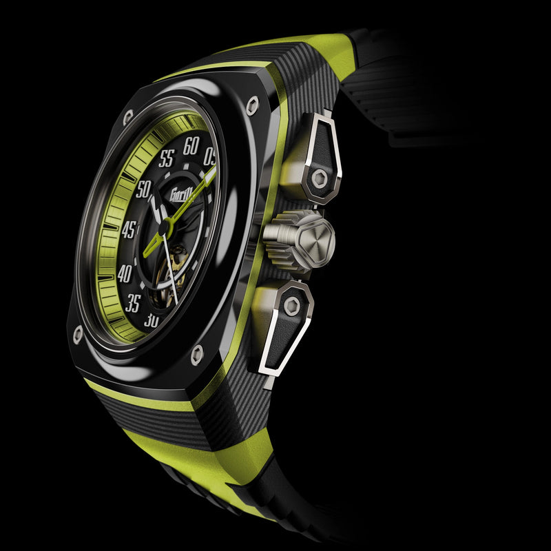 GORILLA Fastback Carbon Acid Green V.2 - Red Army Watches 