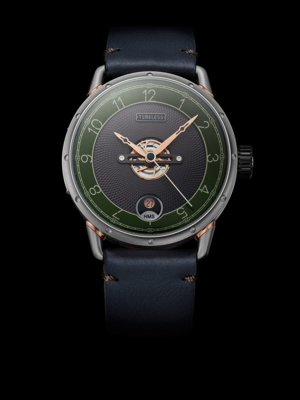 TIMELESS HMS 003 GREEN ANTRACITE DIAL - Red Army Watches 