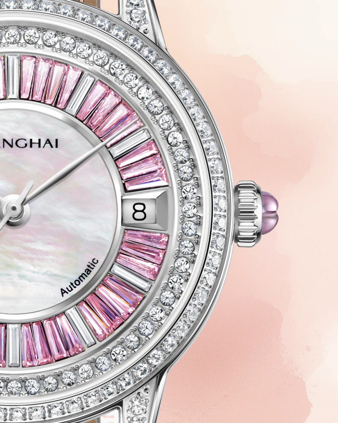 SHANGHAI WATCH MODERNE LADY MOTHER OF PEARL STAINLESS STEEL