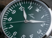 LACO PILOT WATCH BASIC AUGSBURG GRUN 39MM AUTOMATIC